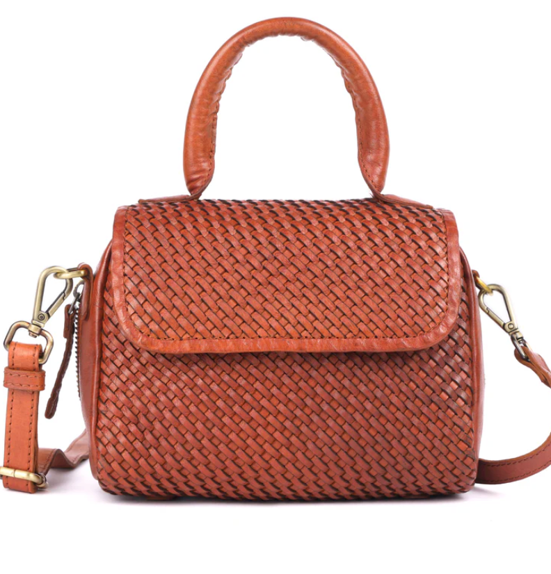 MILO Handbags Ginevra In Cognac