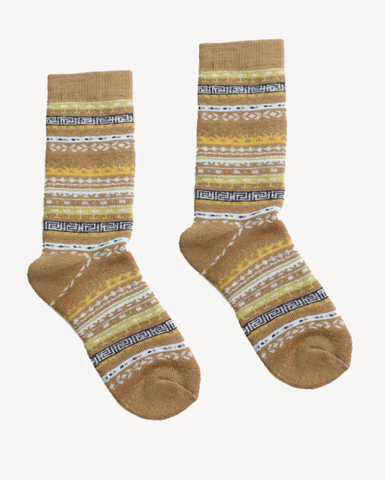 Pokoloko Crew Alpaca Socks Mocha