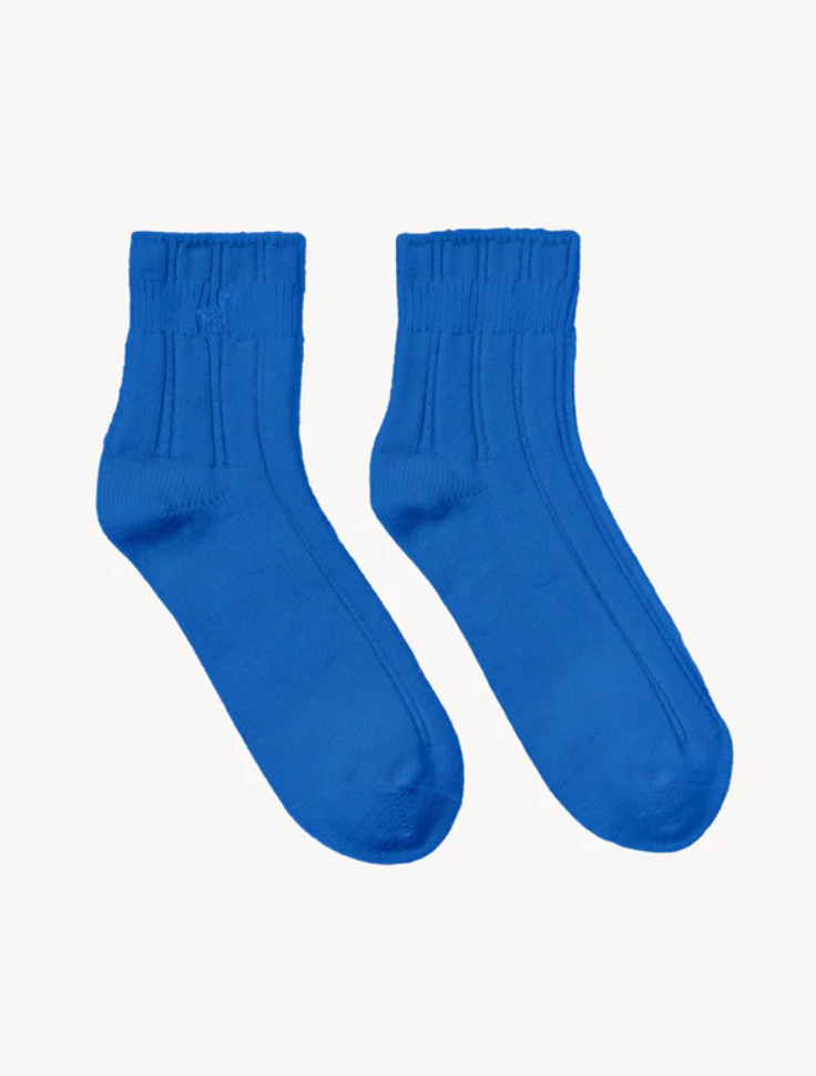 Pokoloko Vivian Alpaca Socks Cobalt