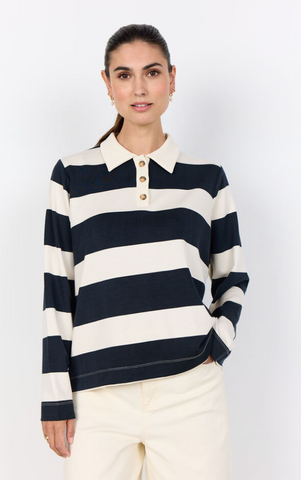 Soyaconcept Barni Polo Top Black
