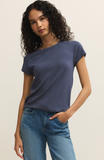 Z Supply Renee Rib Tee Indigo