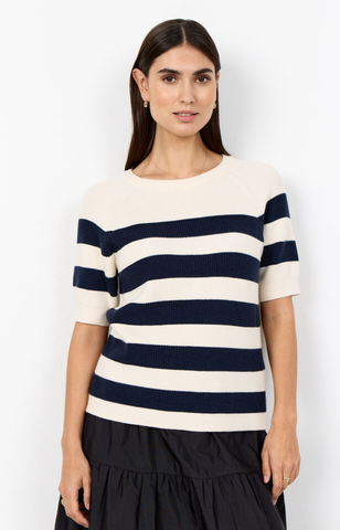 Soyaconcept Kanita Stripe Shirt Navy