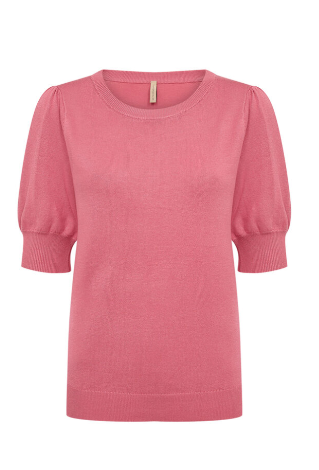 Soyaconcept Dollie Puff Sleeve Sweater Rapture Rose