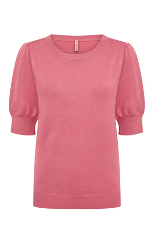 Soyaconcept Dollie Puff Sleeve Sweater Rapture Rose