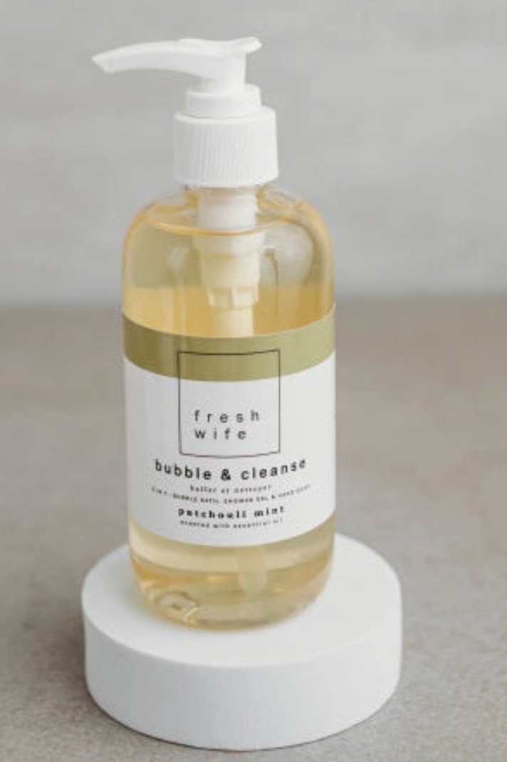 Fresh Wife Soap Co Bubble & Cleanse Patchouli Mint