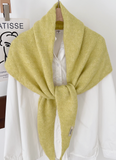 Lady June Triangle Scarf Yellow