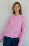 Things Between Piper Cardigan Candy Pink