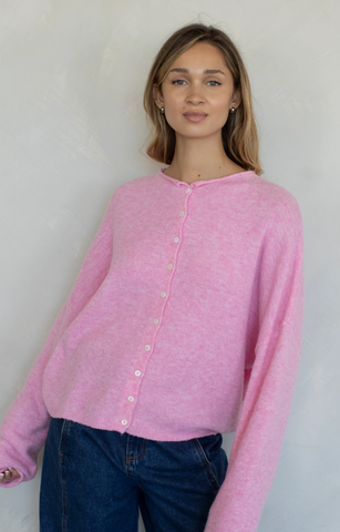 Things Between Piper Cardigan Candy Pink