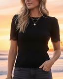 Weslynn Collective Giselle Tee Black