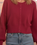 Weslynn Collective Sara Cardigan Sangria