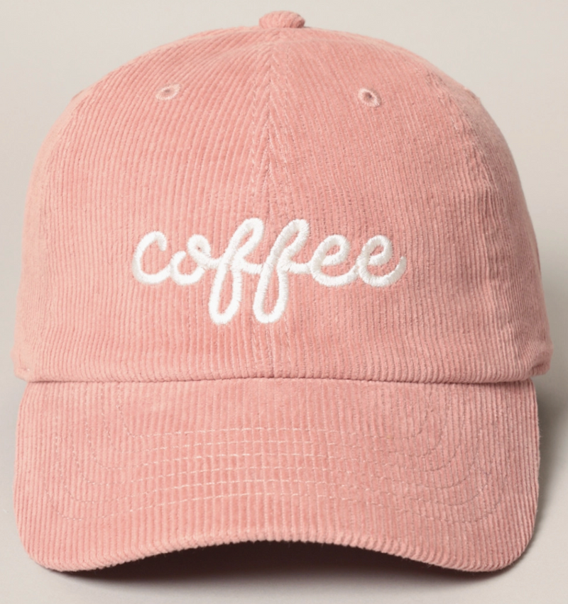 Fashion City Coffee Cord Cap Pink