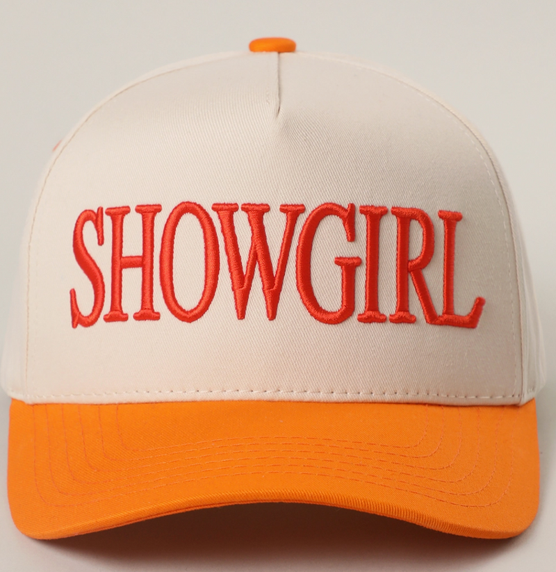 Fashion City Showgirl Cap Orange