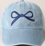 Fashion City Bow Cap Denim