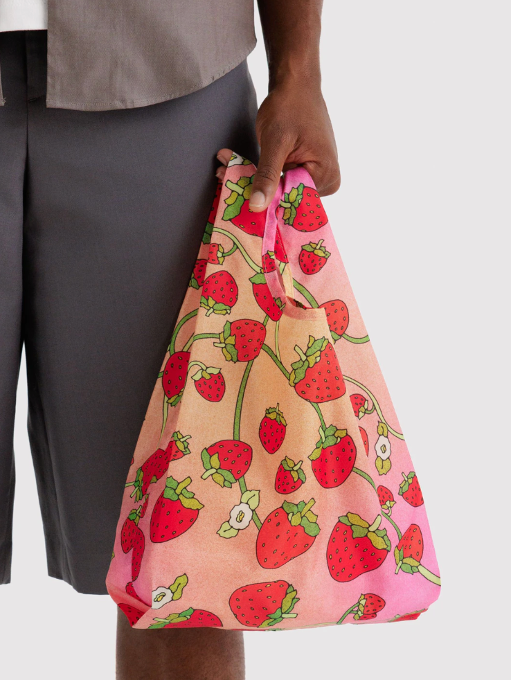Baggu Reusable Bag Baby Strawberry Blossom