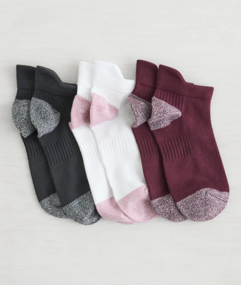 Lemon Performance Powder Low Cut Socks Red Pink