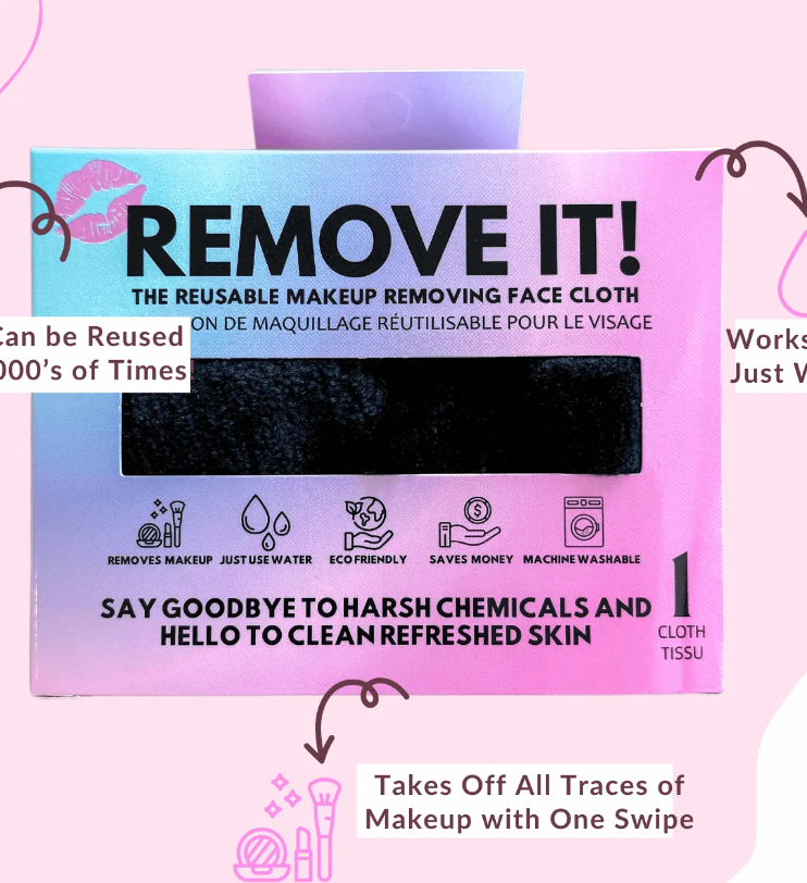 Cloud Nine Collective Remove It Makeup Remover Cloth Black