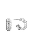 Zoe Jewelry Echo Hoops Silver