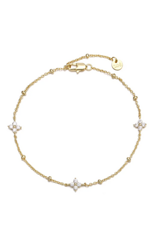 Zoe Jewelry Wildflower Bracelet Gold