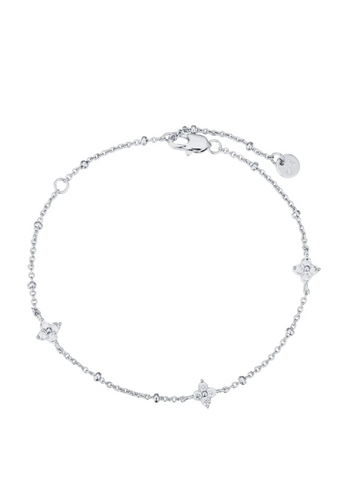 Zoe Jewelry Wildflower Bracelet Silver