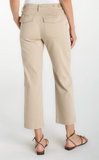 Liverpool Utility Crop Straight Pant Safari Sand