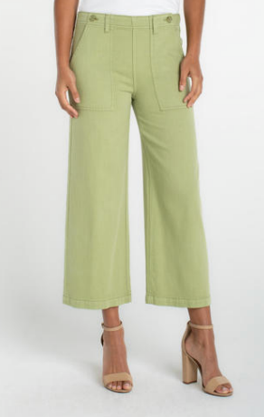 Liverpool Utility Crop Wide Leg Lotus