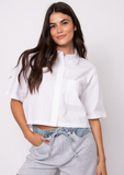RD Style Azalia Poplin Shirt White