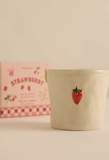 Paddywax Bistro Ceramic Icon Candle Strawberry