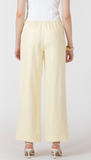 Black Tape Straight Trouser In Lemon Butter