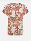 Soyaconcept Cam Print Blouse Rapture Rose Combo
