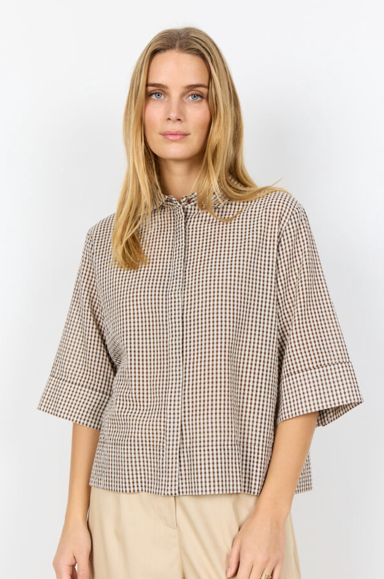 Soyaconcept Canelita Loose Shirt Rocky Road