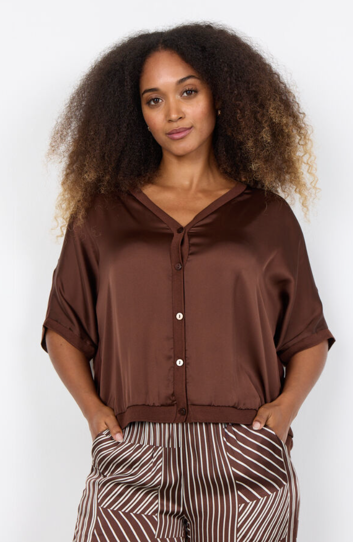 Soyaconcept Thilde Button Shirt Rocky Road
