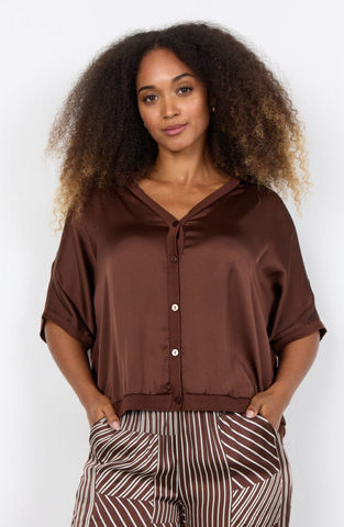 Soyaconcept Thilde Button Shirt Rocky Road