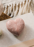 Danica Large Marble Heart Pink