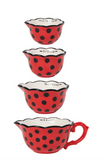 Danica Set Of 4 Measuring Cups Ladybugs