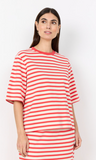 Soyaconcept Fidelia Stripe Tee Bittersweet