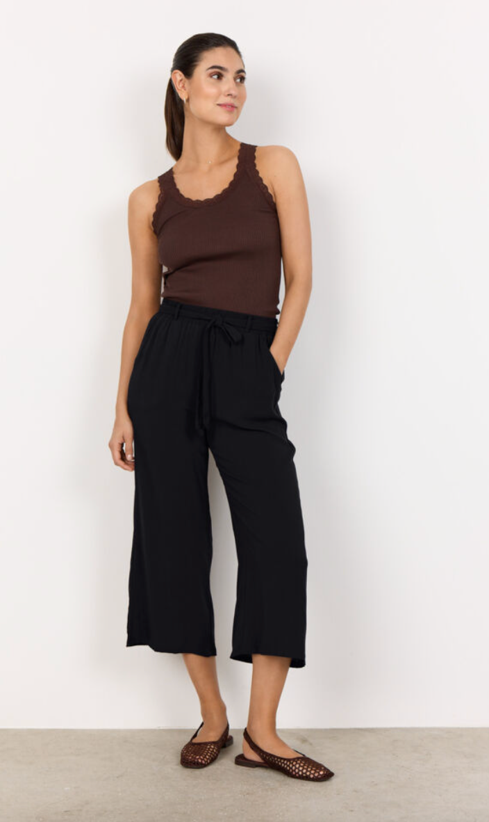 Soyaconcept Radia Tie Pant Black