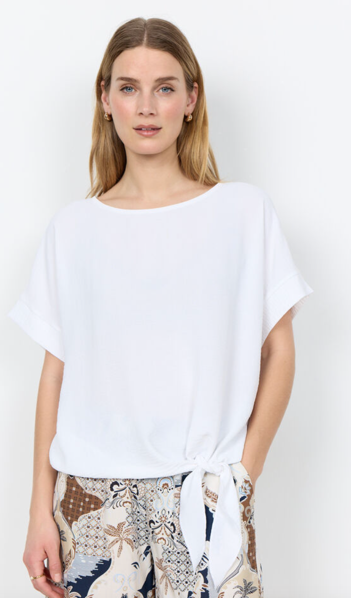 Soyaconcept Cath Tie Blouse White