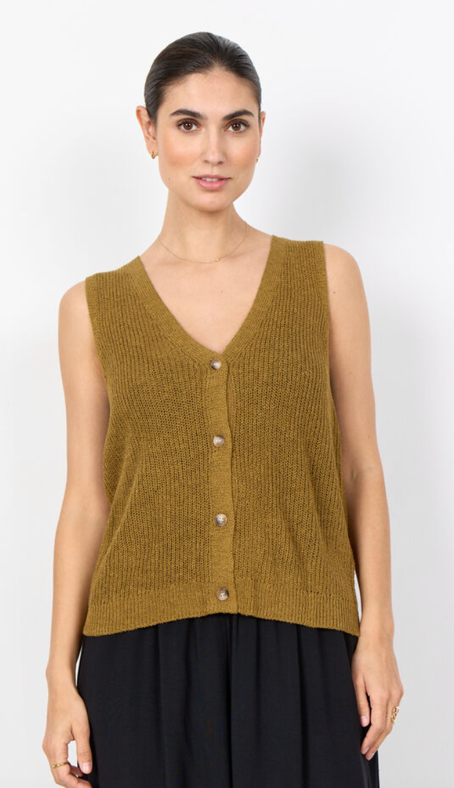 Soyaconcept Felizia Knit Vest Butternut
