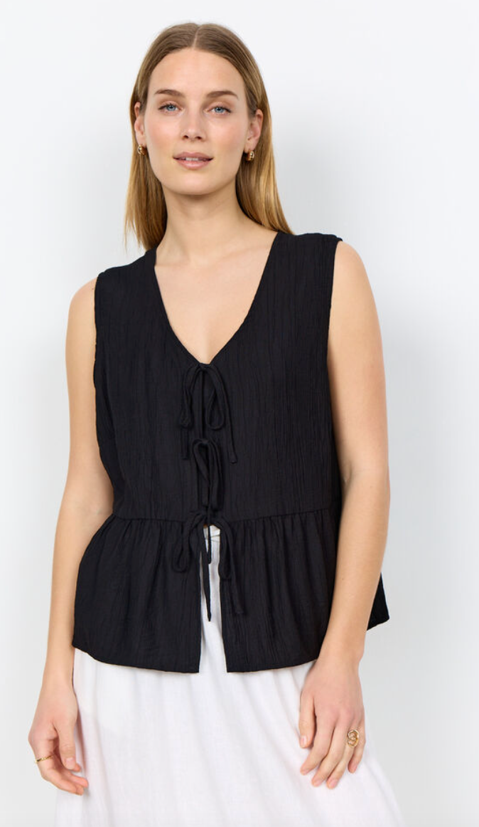 Soyaconcept Fabrina Tie Blouse Black
