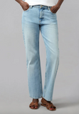 Lola Denver High Rise Straight Leg Whimsy Blue