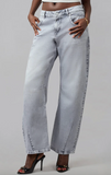Lola Lennox High Rise Barrel Monochrome