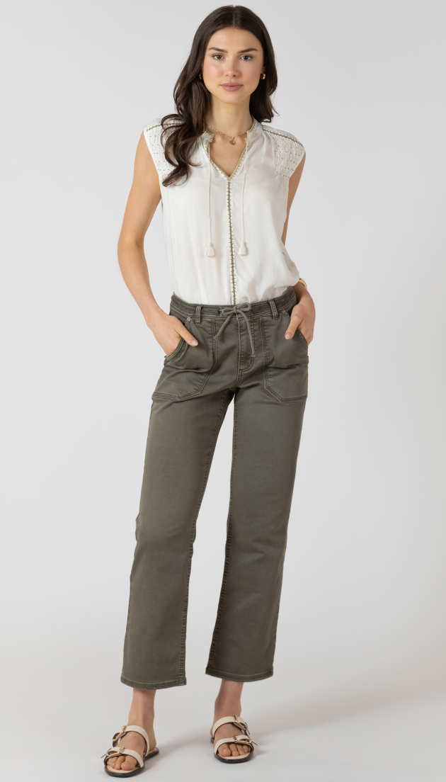 Dex Stretch Twill Pant Army Green