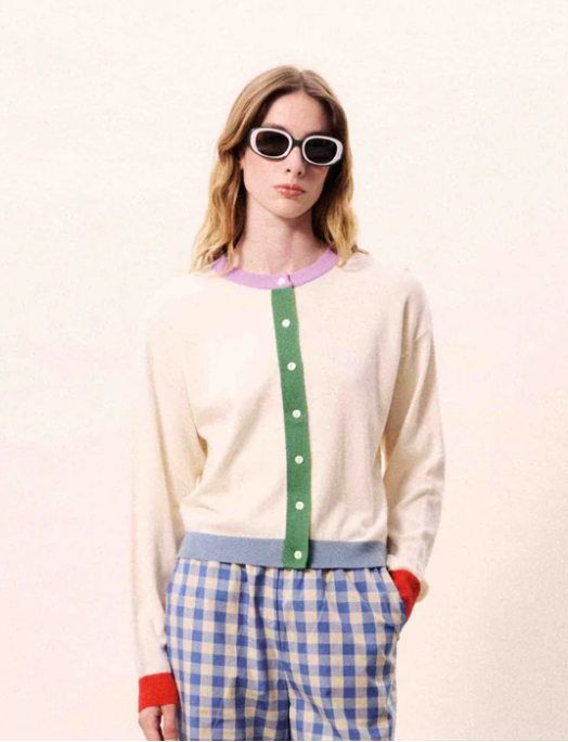 FRNCH Patrick Cardigan Creme