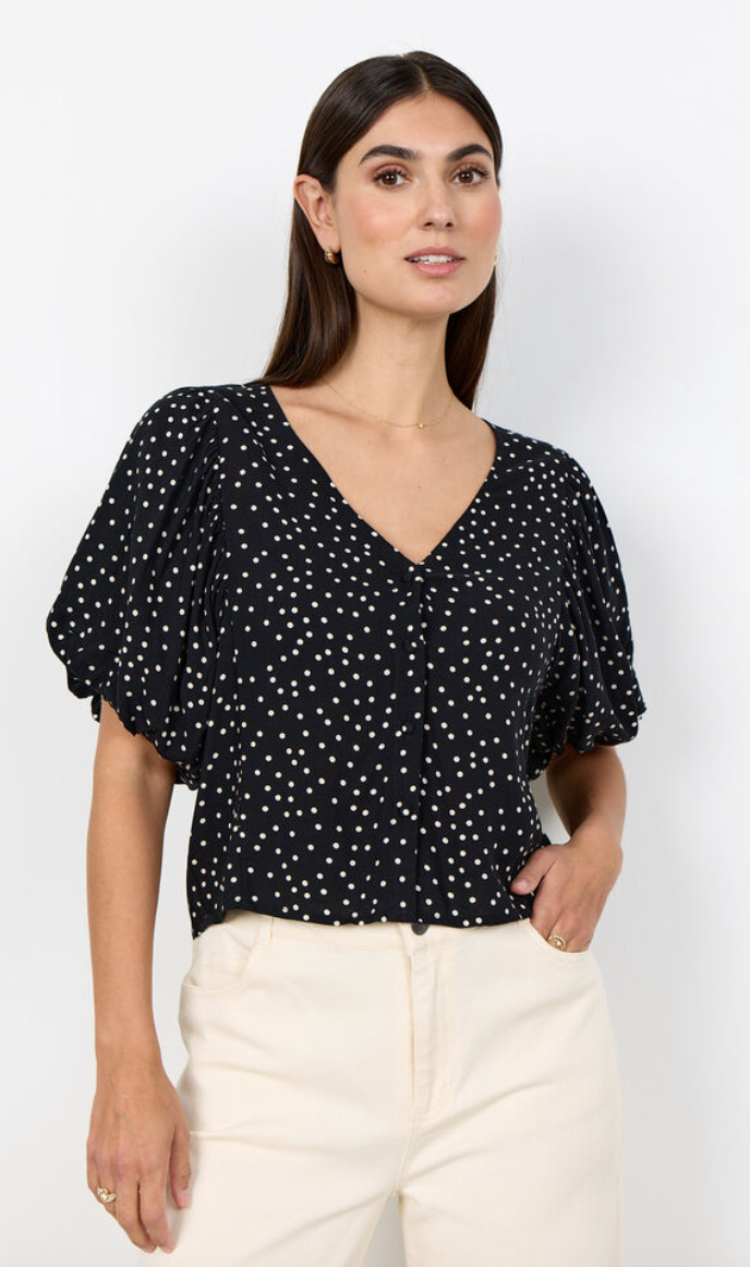 Soyaconcept Gilda Blouse Black Print