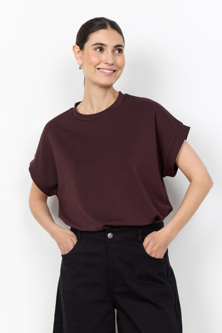 Soyaconcept Banu Shirt Chocolate Plum