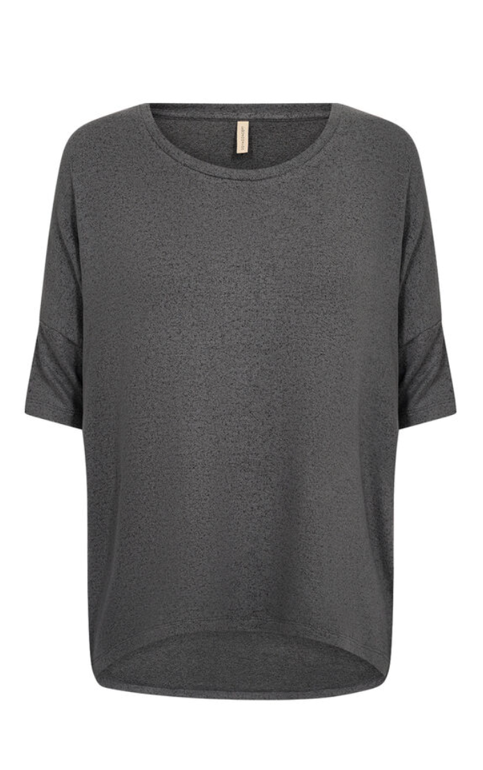 Soyaconcept Biara Short Sleeve Sweater Dark Earth