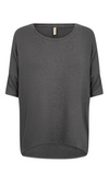 Soyaconcept Biara Short Sleeve Sweater Dark Earth