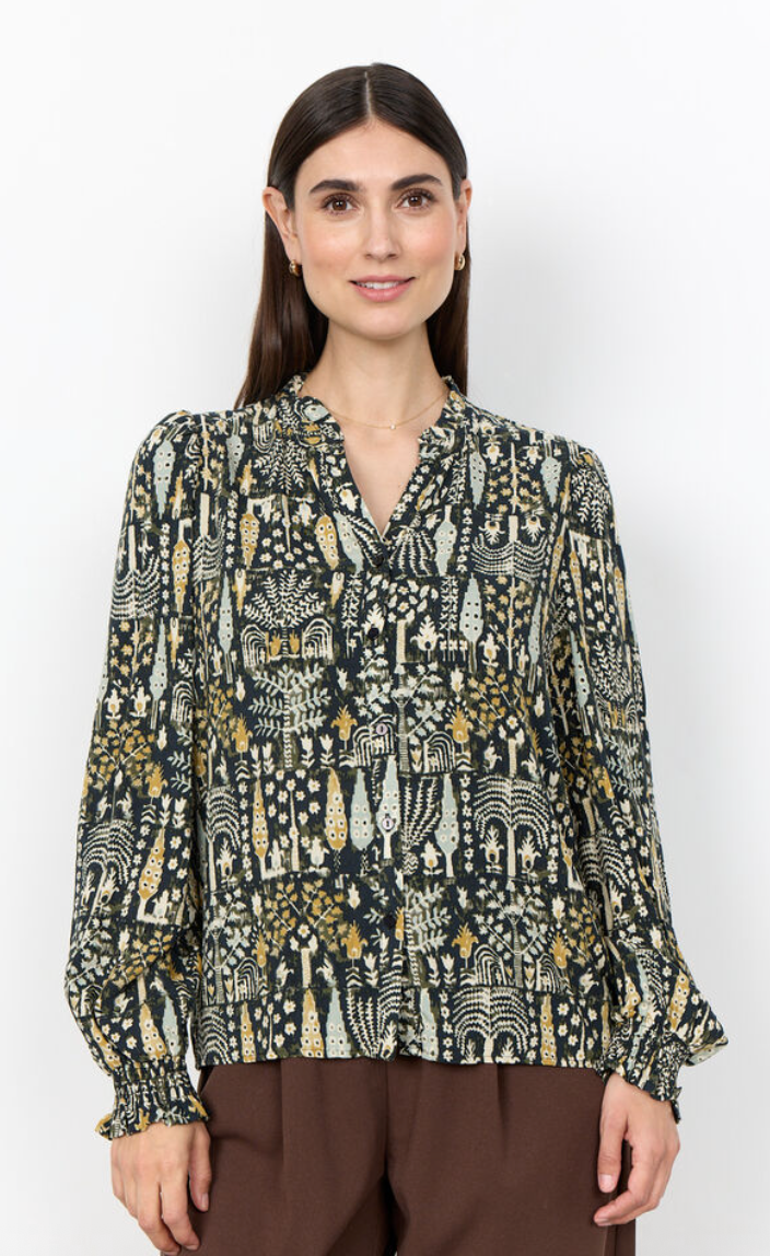 Soyaconcept Golfi Blouse Grape Leaf Green