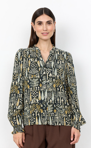 Soyaconcept Golfi Blouse Grape Leaf Green