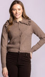 Pink Martini Vivian Cardigan Brown